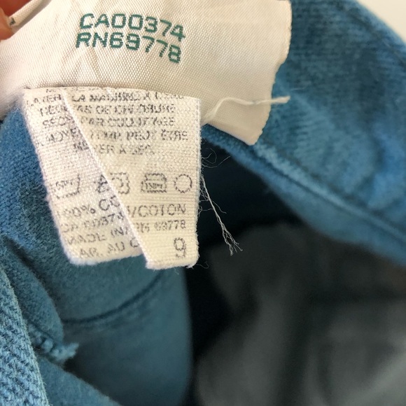 Vintage High Waisted Teal Denim Jeans Sz 28 - Picture 11 of 11